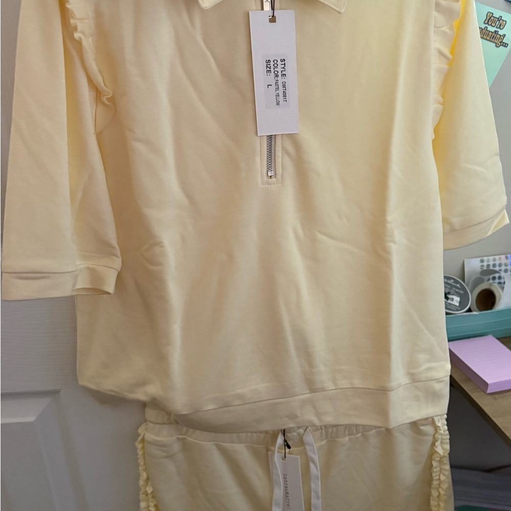 Dance & Marvel 2pc Set NWT - Yellow